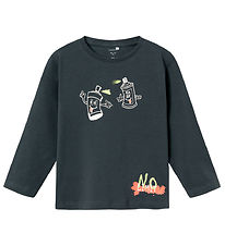 Name It Blouse - NmmNova - India Ink w. Spray cans