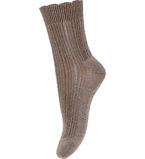 MP Sokken - Bamboe - Celosia Glitter - Brown Sienna