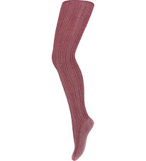 MP Tights - Rib - Celosia Glitter - Maroon