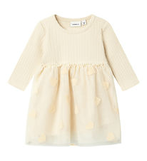 Name It Kleid - NbfNajas - Summer Sand m. Herzen