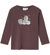 Name It Blouse - Wool - Noos - NmfWillitus - Sparrow
