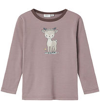 Name It Blouse - Wool - NmfWillit - Purple Dove