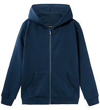 LMTD Cardigan w. Hood - Noos - NlnNizu - Navy Blazer