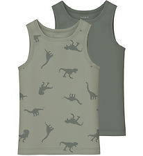 Name It Undershirt - Noos - NmmTank - 2-Pack - Agave Green