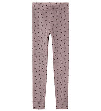 Name It Leggings - Wool - NkfWang - Purple Dove