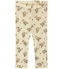 Lil' Atelier Leggings - Wool/Modal - NbfNimo - Sandshell