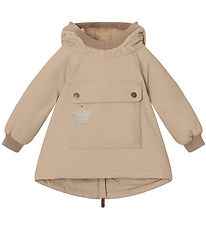 Mini A Ture Úlpa - Babywen Flís - Savannah Tan