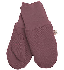 Racing Kids Wanten - Wol/Katoen - Dusty Heather