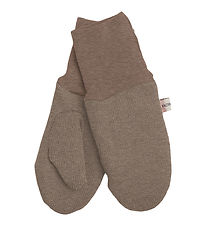 Racing Kids Wanten - Wol/Katoen - Light Taupe Gemeleerd