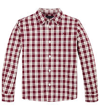Tommy Hilfiger Skyrta - Small Ávísun Regular - Rouge Buffalo Che