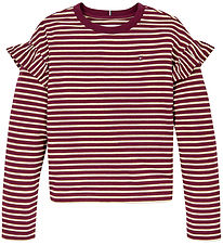 Tommy Hilfiger Blouse - Stripe - Deep Rouge Stripe