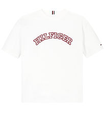 Tommy Hilfiger T-shirt - Monotype Embroidered - White
