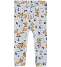 Name It Leggings - Wool - NbmWillit - Gray Dawn/AOP