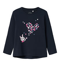 Name It Blouse - NmfVix - Dark Sapphire w. Rabbit