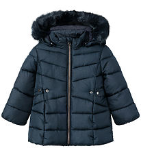 Name It Puffer Jacket - NmfMerethe - Glitter - Dark Saphhire