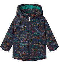 Name It Padded Jacket - NmmMax - Dark Sapphire/Dino Line