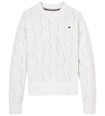 Tommy Hilfiger Blouse - Knitted - Chenille - Ivory Petal