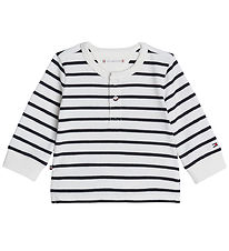 Tommy Hilfiger Bluse - Nautisch Stripe - Desert Sky Stripe