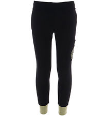 Stone Island Sweatpants - Black w. Dusty Army Green