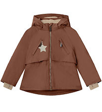 Mini A Ture Winterjacke - Algeana Fleece - Rootbeer Brown