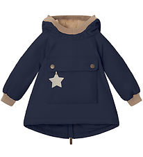 Mini A Ture Winterjacke - Babywen Fleece - Outer Space