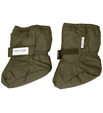 Mini A Ture Überschuhe - Winn Fleece - Olive Nacht