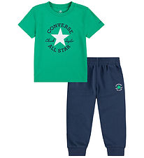 Converse T-skjorte/Joggebukse - Dissekert - Converse Navy
