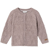 Name It Cardigan - Wool - Knitted - NmfWrilla - Purple Dove