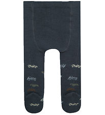 Name It Tights - Wool/Cotton - NbmWak - Ombre Blue/Jaquard