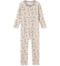 Name It Jumpsuit - Wool - NbfWillit - Lilac Ash/AOP