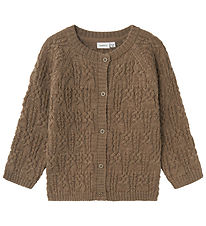Name It Cardigan - Wool - Knitted - NmfWrilla - Walnut