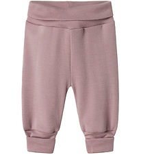 Name It Trousers - Wool - NbfWillit - Purple Dove