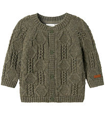 Name It Cardigan - Wool - Knitted - NbmWrilla - Mulled Basil