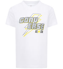 Converse T-Shirt - Lightning Bolt - Weiß
