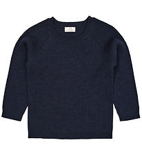 Copenhagen Colors Blouse - Knitted - Wool - Navy