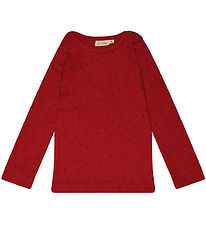 Petit Piao Blouse - Rib - Modal - Chili Pepper Dot