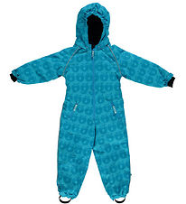 Småfolk Snowsuit - Blue w. Apples