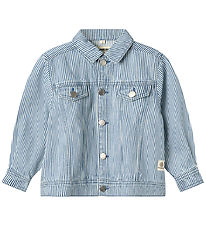 Wheat Denim Jacket - Vive - Ink Stripe