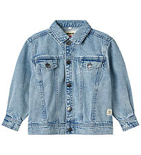 Wheat Denim Jacket - Vive - Blue