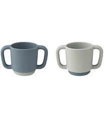 Liewood Cups - 2-Pack - Alicia - Silicone - Blue Mix
