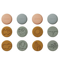 Liewood Piston set - Silicone - 12-Pack - Earl - Golden Caramel