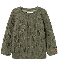 Name It Cardigan - Wool - Knitted - NmmWrilla - Mulled Basil