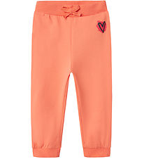 Name It Sweatpants - NmfNonna - Fusion Coral