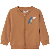 Name It Zip Sweatshirt - NbmVonne - Almond/Bear