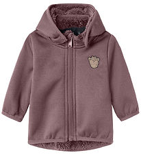 Name It Softshelljacke m. Fleece - NbnMada08 - Grape Shake m. Oh