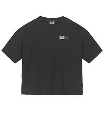 EA7 T-shirt - Black w. Blue