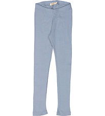 MarMar Leggings - Rib - Wool - Monsoon Blue