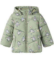 Name It Puffer Jacket - NmfMay - Seagrass