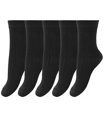 Minipop Socks - Bamboo - 5-Pack - Black