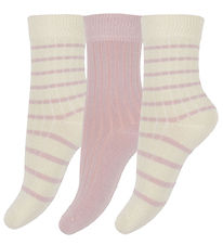 Minipop Socks - Bamboo - 3-Pack - Rose